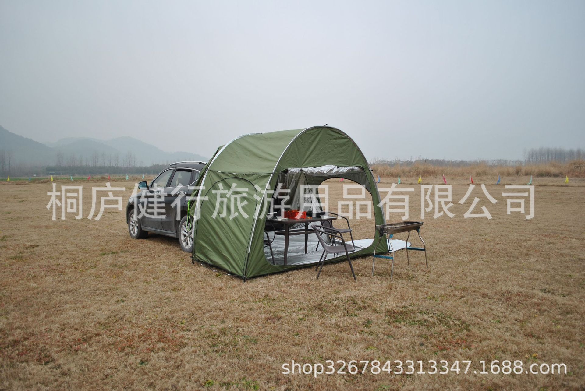 Cheap Goat Tents Outdoor Car Trunk Tent Sunshade Rainproof Tailgate Shade Awning Tent For SUV Car Self Driving Tour Barbecue Camping Tool   